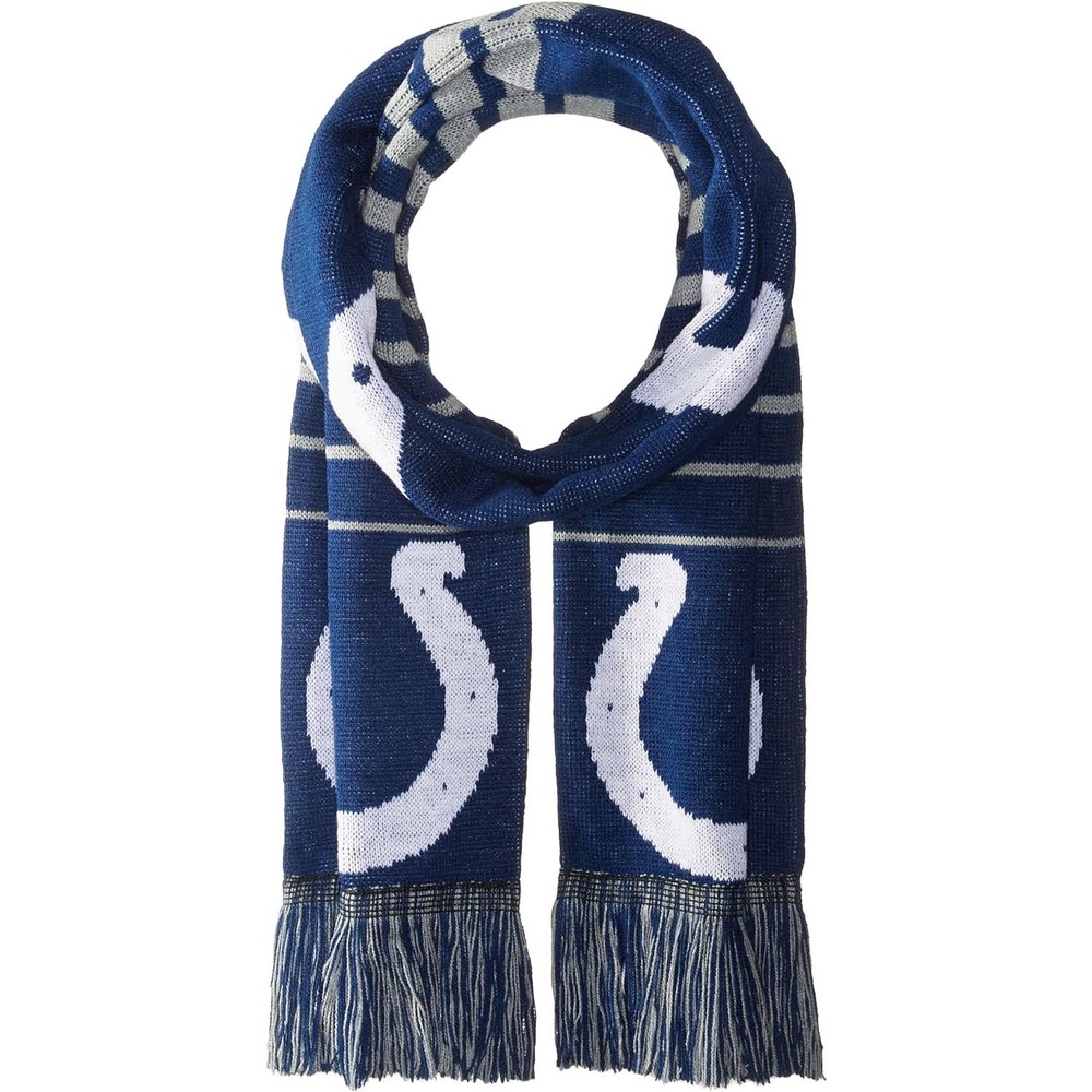 Indianapolis Colts NFL Team Forever Collectibles Big Logo Knit Scarf MM2 - Picture 2 of 4